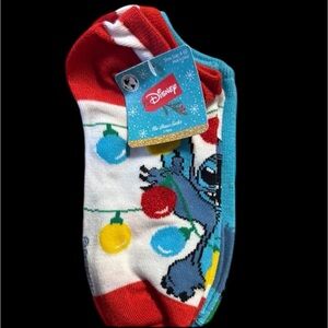 🧡15 for $20🧡 Lilo  & stitch no show holiday socks| 3 pair| size 4-10 shoe